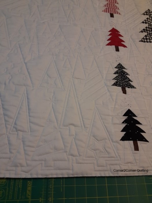 Quilted tress on a tree quilt